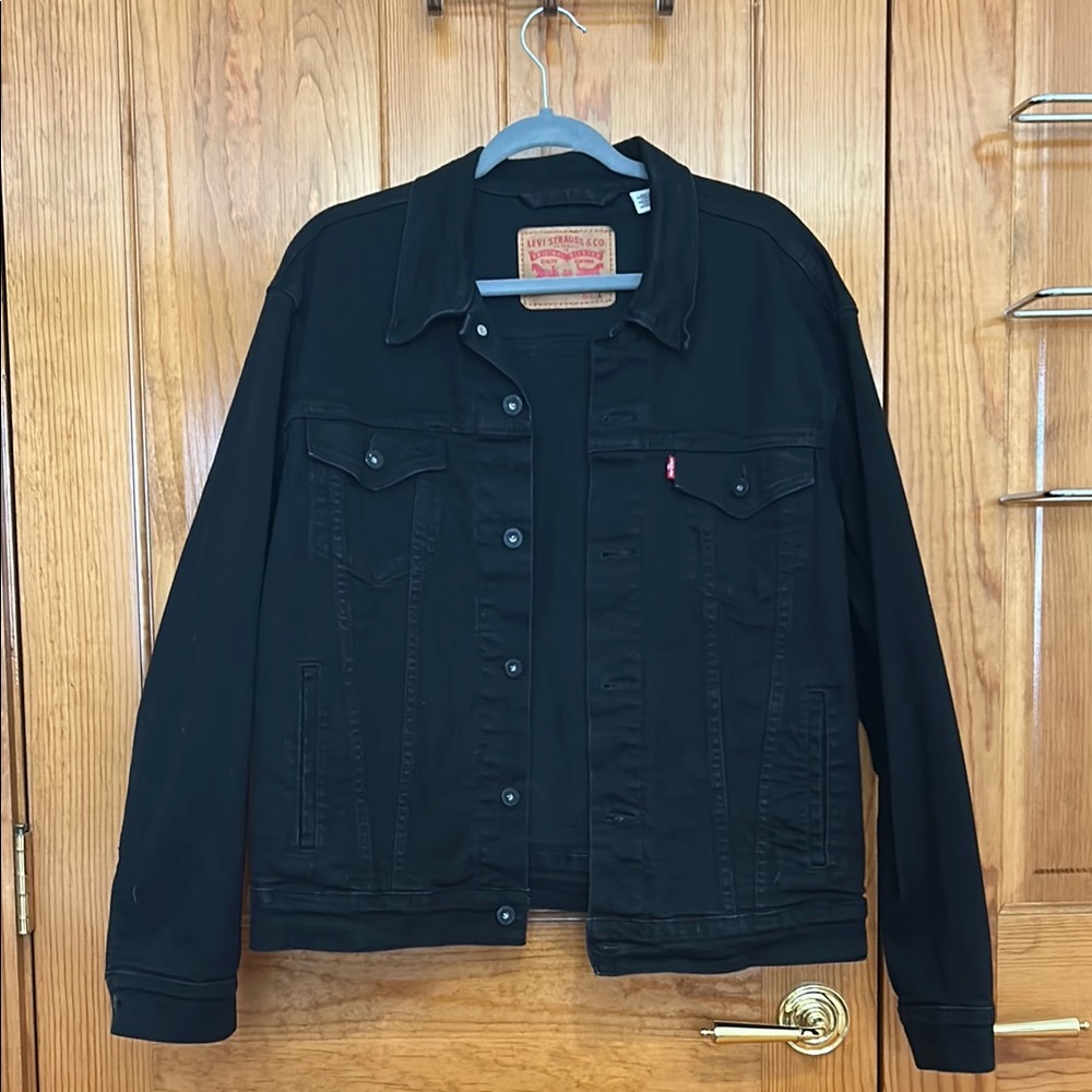Levi's Black Denim Trucker Jacket